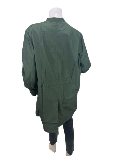 Vince Lightweight Bomber Jacket in Army Green
