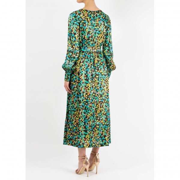 Dhela Dot Print Midi Dress