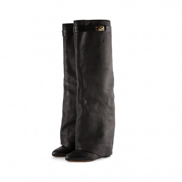 Givenchy Shark Lock Knee High Boots