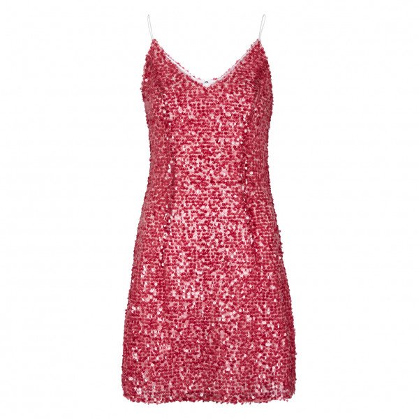 WALK OF SHAME Sequin Mini Slip Dress