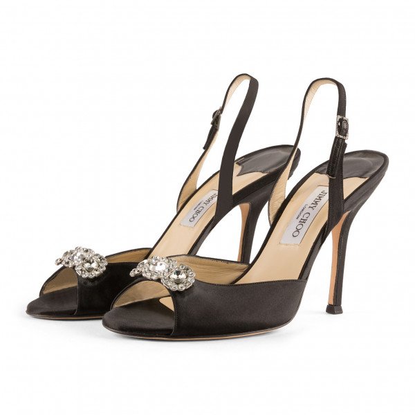 Jimmy Choo Crystal Embellished Pumps