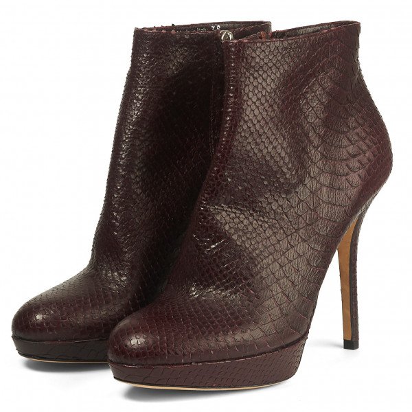 Dior Snakeskin Ankle Boots