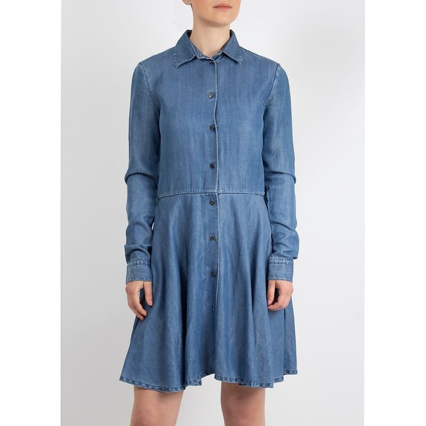 Rent Buy PRADA Denim Shirt Dress | MY WARDROBE HQ