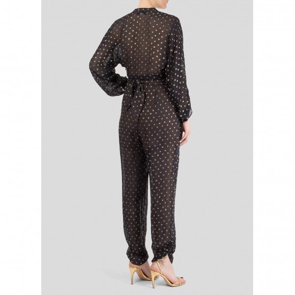 Stella McCartney Metallic Embroidered Jumpsuit