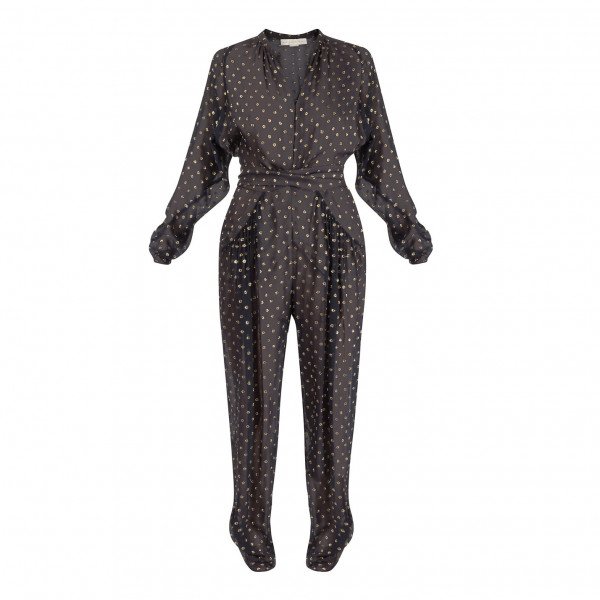 Stella McCartney Metallic Embroidered Jumpsuit