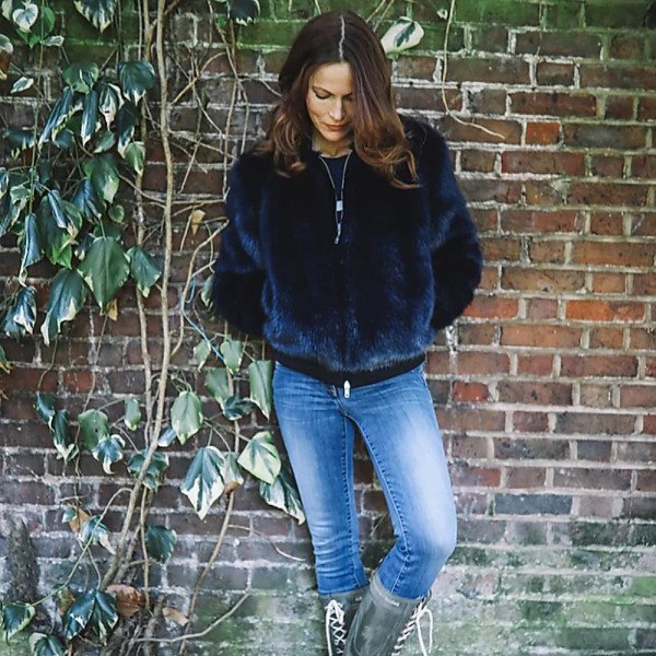 Miranda Dunn Faux Fur Bomber Jacket