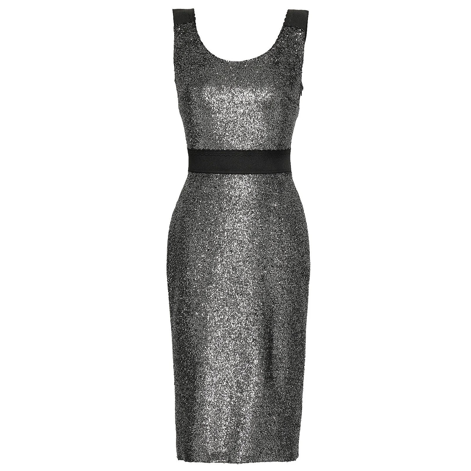 Moschino Metallic Fitted Dress