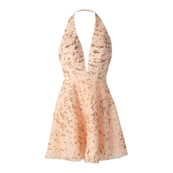 Deep decollete dress shop