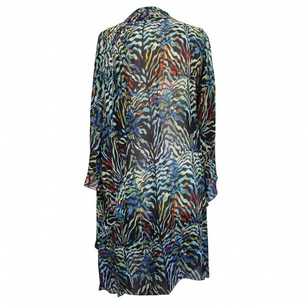 Matthew Williamson Sheer Multicolour Printed Dress