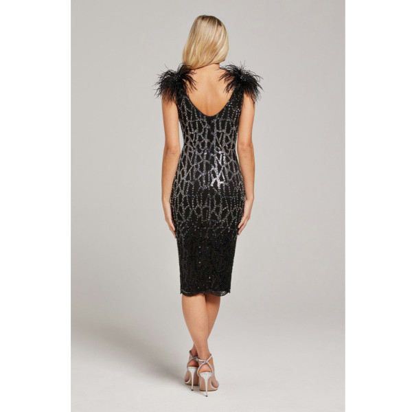 Nadine Merabi Estella Black Dress