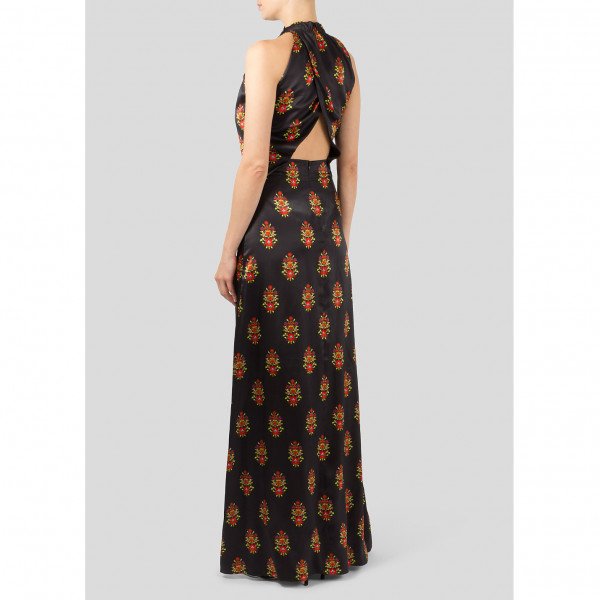 Seren Sleeveless Silk Maxi Dress