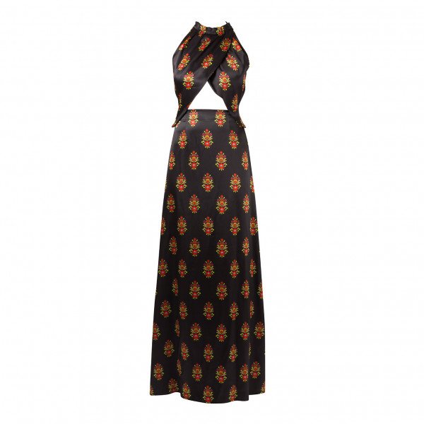 Seren Sleeveless Silk Maxi Dress