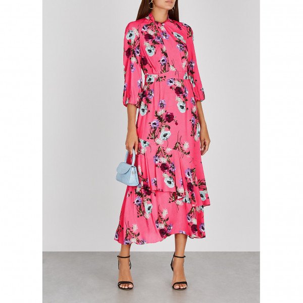 Erdem Verona Floral Print Midi Dress