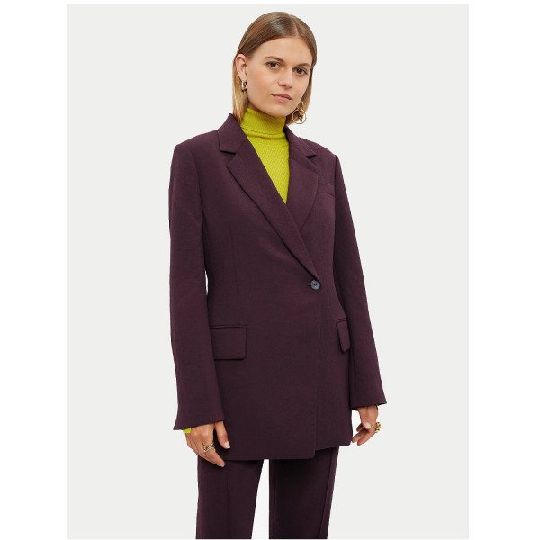 Jigsaw purple outlet coat