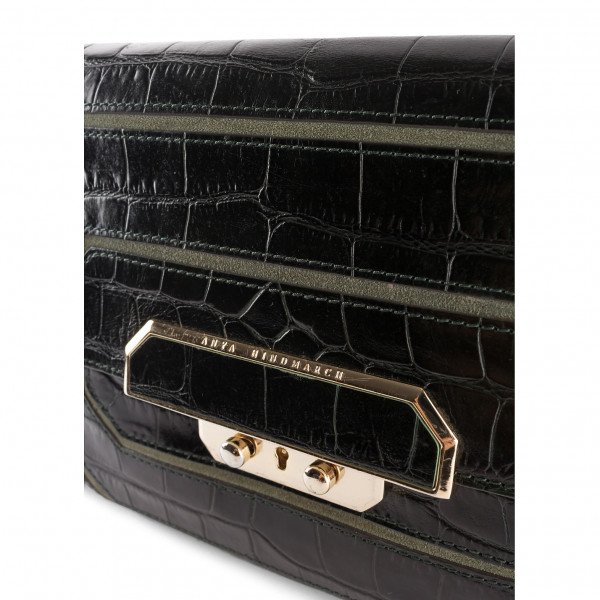 Anya Hindmarch Crocodile Print Clutch