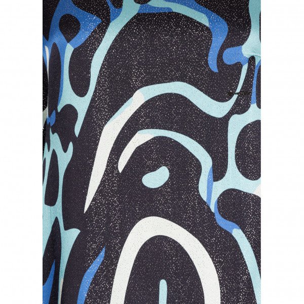 Dhela Metallic Printed One-Shoulder Maxi Dress