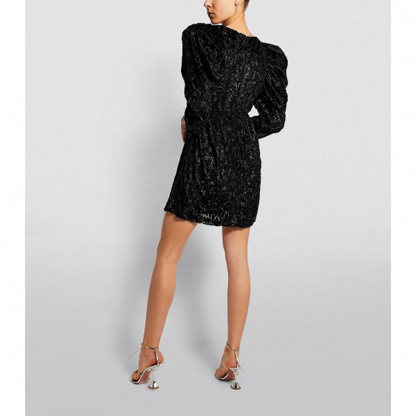 16arlington Devoré Kaffir Mini Dress