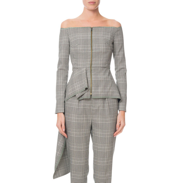 Roland Mouret Endfield Checked Jacket