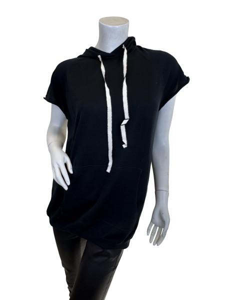 Bottega Veneta Bottega Veneta Lightweight Sleeveless Hoodie in Black