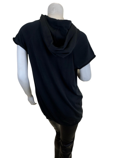 Bottega Veneta Bottega Veneta Lightweight Sleeveless Hoodie in Black