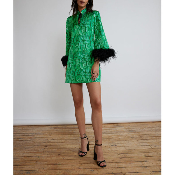 KITRI Malachite Carlotta Mini Dress