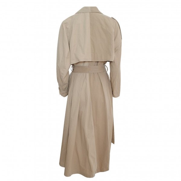 The Frankie Shop Two Tone Asymmetrical Trench Coat