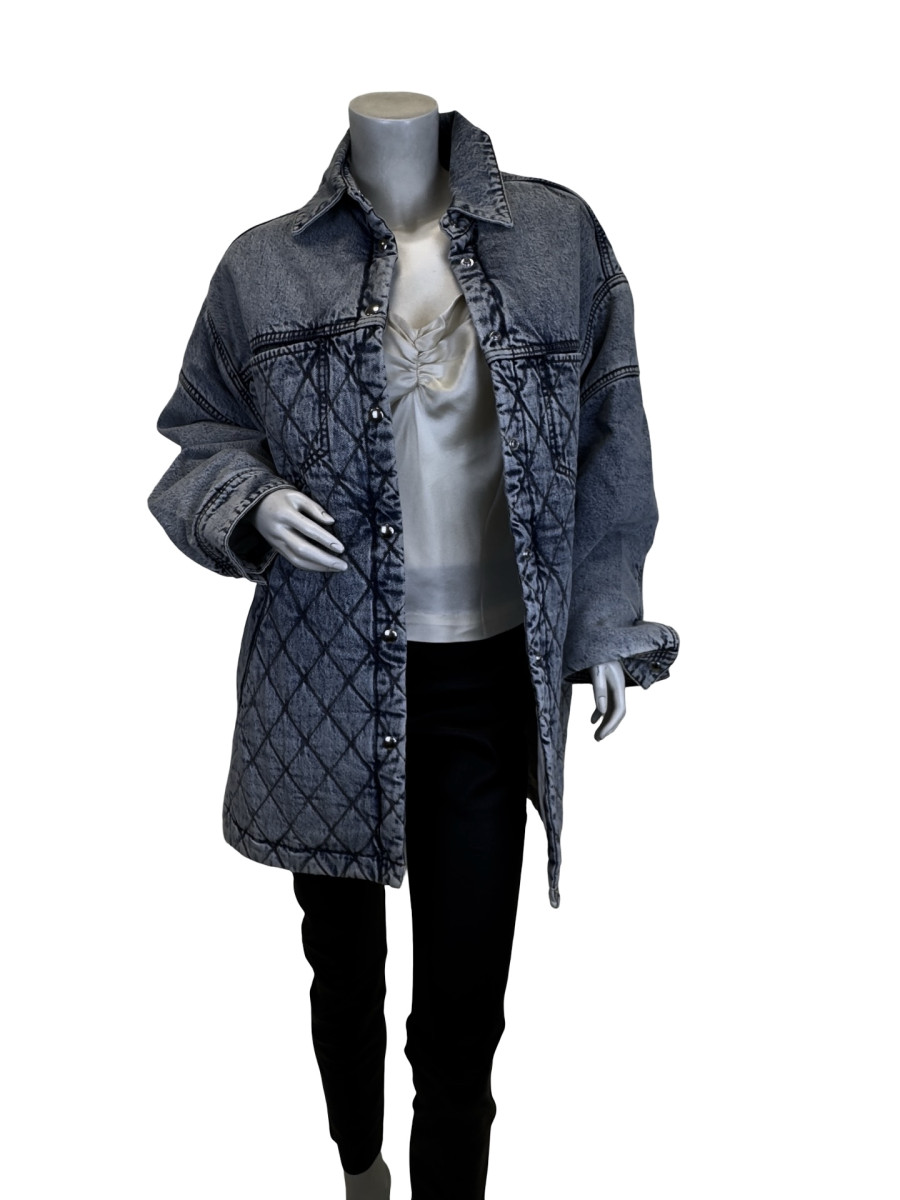 IRO Acid-Wash Denim Jacket