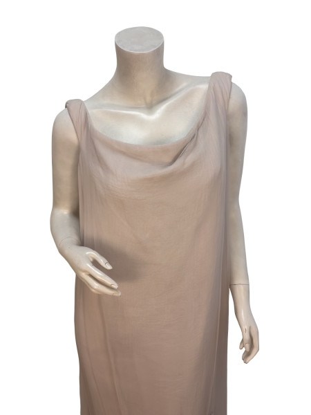ASHI Couture Draped Embroidered Gown