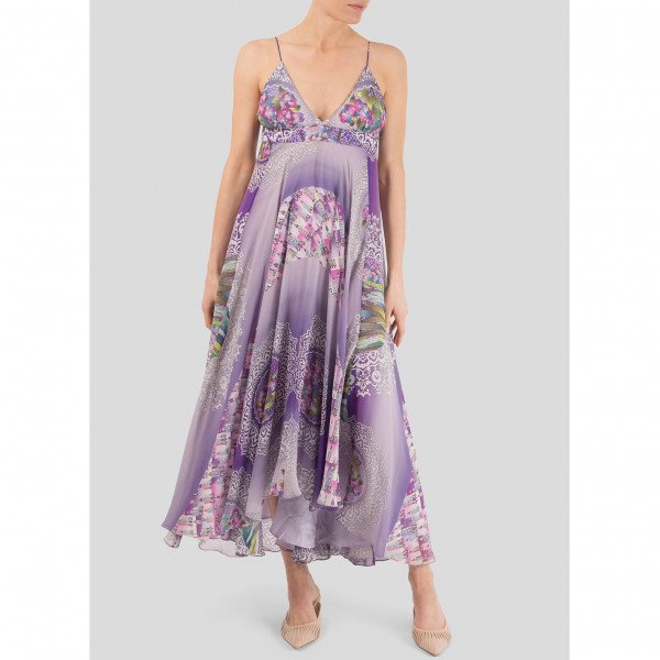 Matthew Williamson Printed Silk Maxi Dress