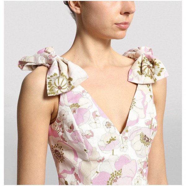 ZIMMERMANN Super Eight Ribbon Tie Dress