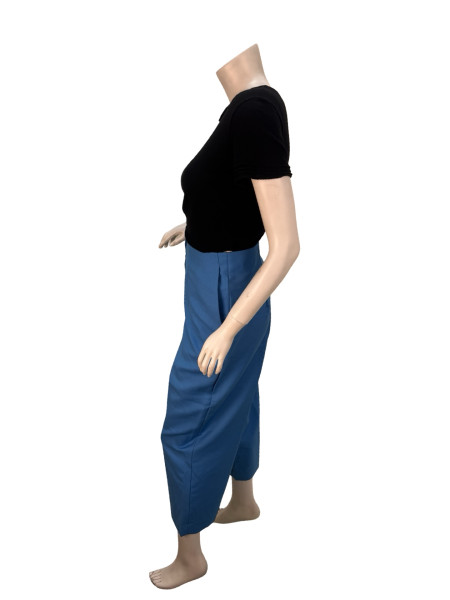 Loewe Straight Leg Blue Tapered Trousers