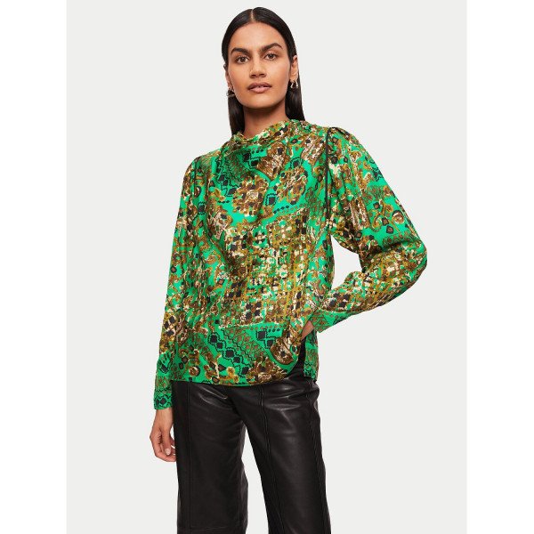 Jigsaw Baroque Arms Silk Top