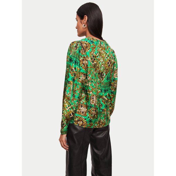 Jigsaw Baroque Arms Silk Top