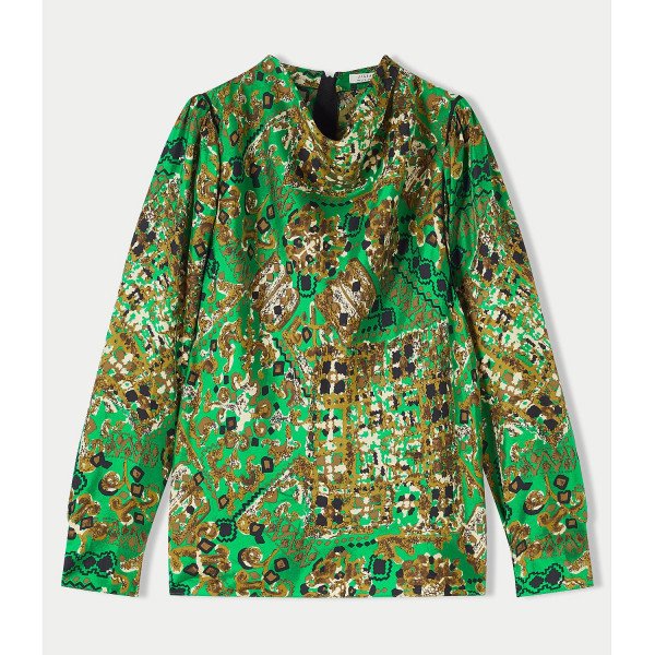 Jigsaw Baroque Arms Silk Top