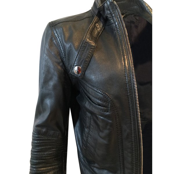 Dolce Gabbana Very Rare Men Vintage Brown Lamb Leather Jacket/Gilet 2 in 1  | eBay