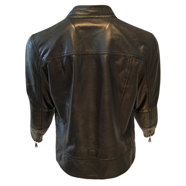 DOLCE & GABBANA Leather Biker Jacket