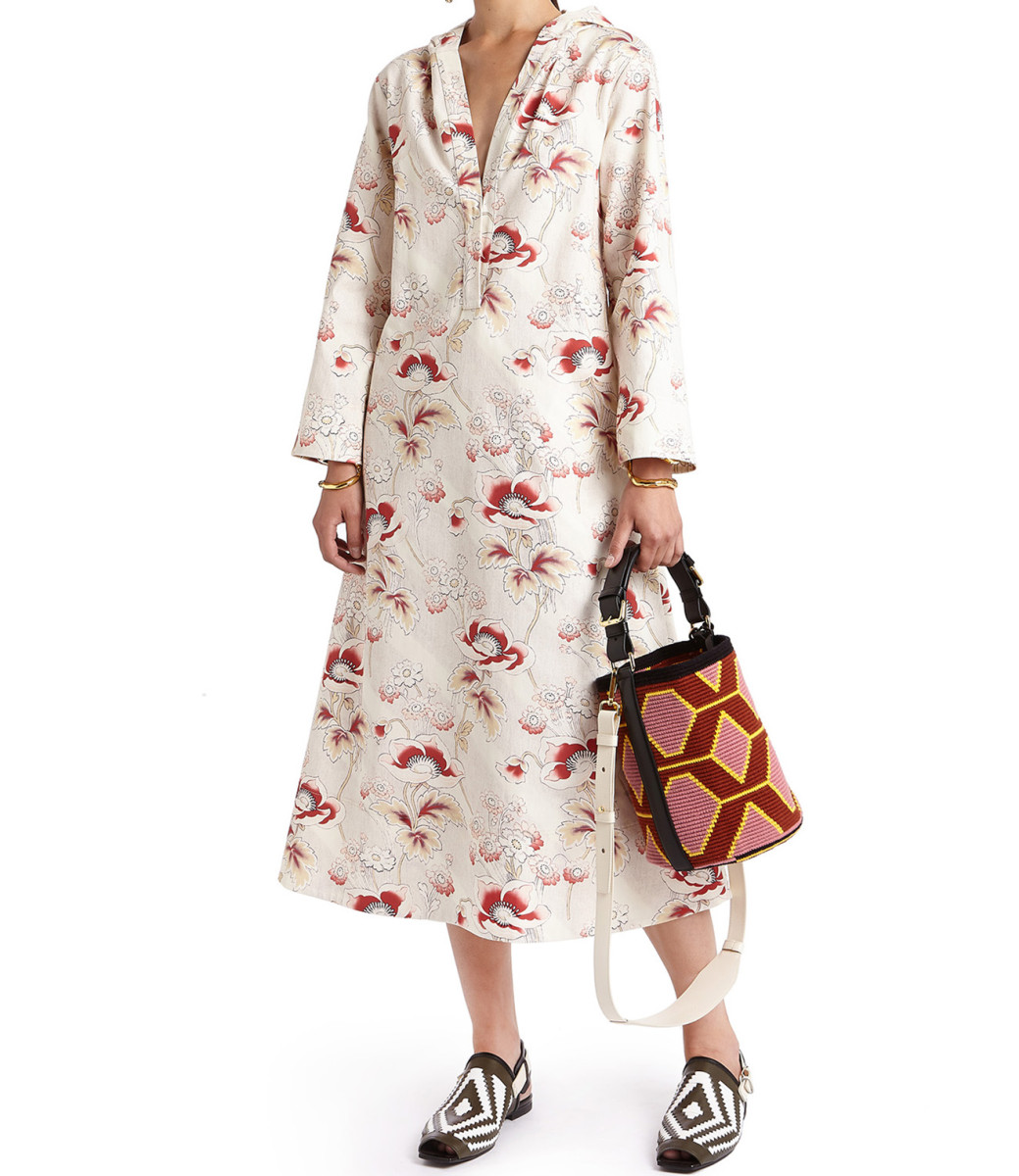 Colville Red Flowers Dress