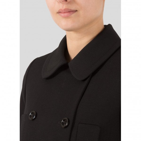 Miu Miu Ruffle Pea Coat