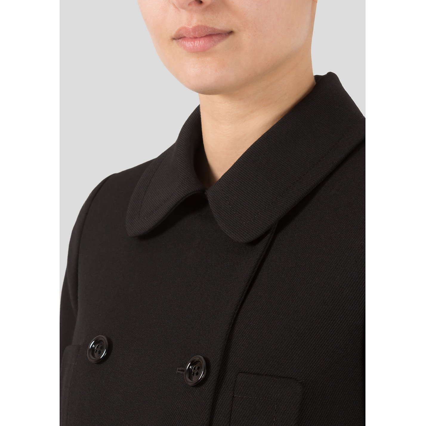 Rent or Buy Miu Miu Ruffle Pea Coat 