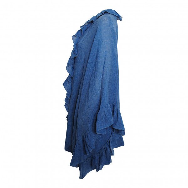 Lisa Marie Fernandez Gauze Wrap Mini Dress