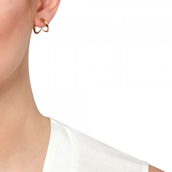 Kasun Croc Hoop Earings