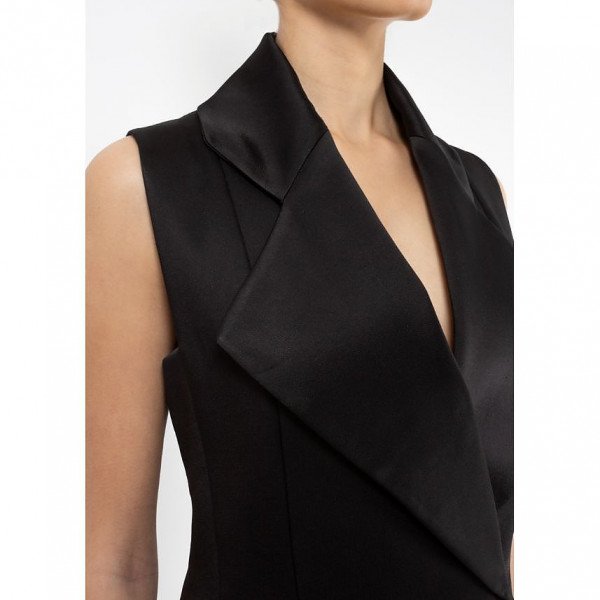 Balmain Long Sleeveless Waistcoat