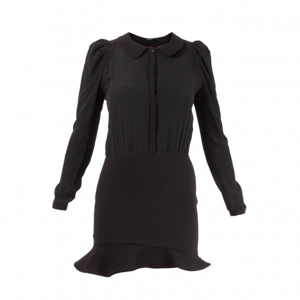 Maje Long Sleeve Mini Dress