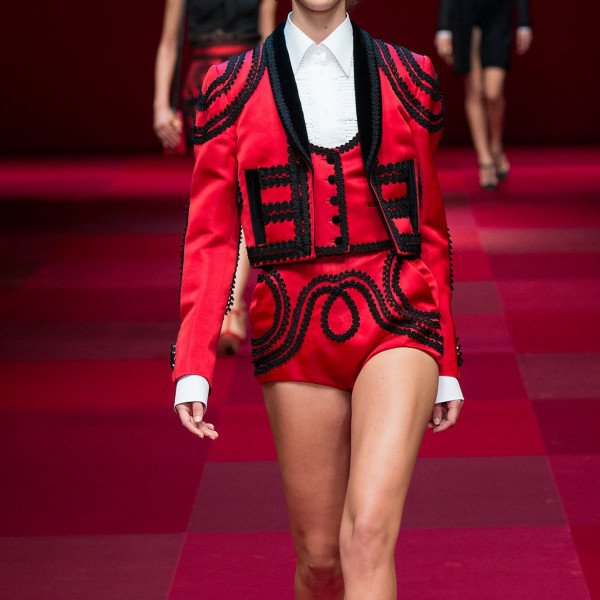 DOLCE & GABBANA Velvet-Trimmed Silk-Blend Satin Jacket