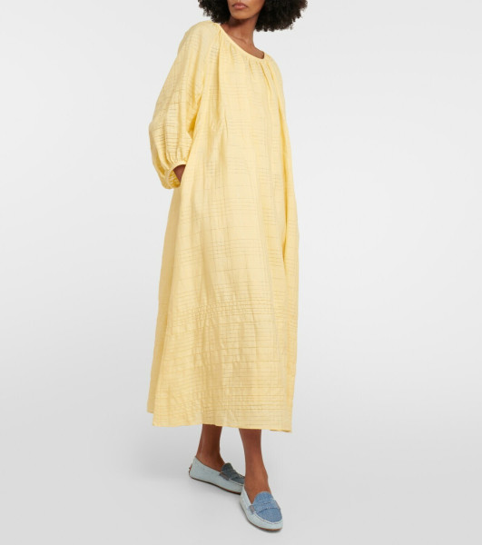 Loro Piana Medea Cotton Midi Dress