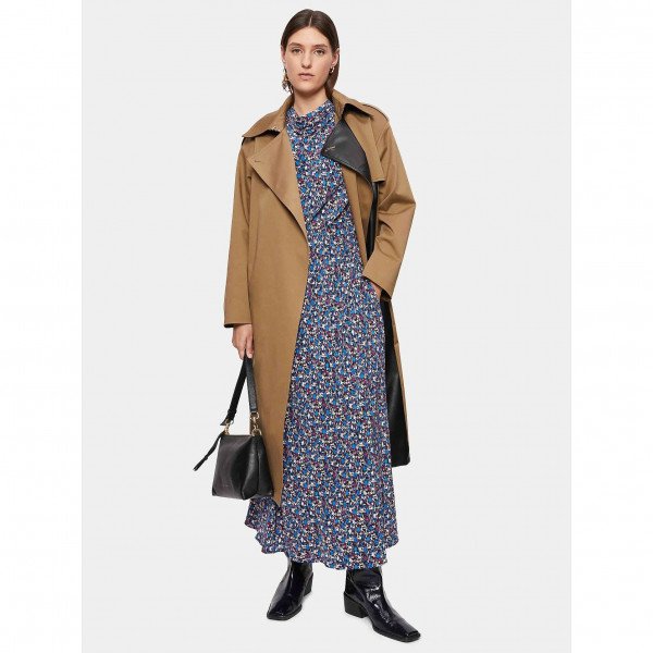 Jigsaw Etoile Ditsy Cowl Neck Dress