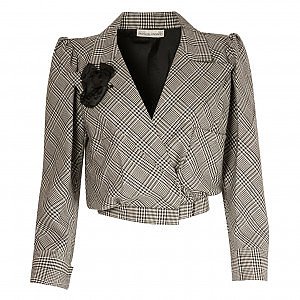 Rent Or Buy Emanuel Ungaro Printed Cropped Jacket From Mywardrobehq Com