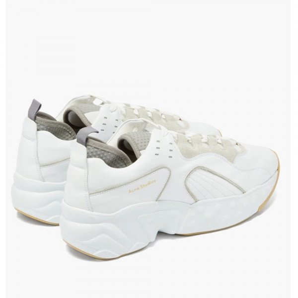 Rent Buy Acne Studios Rockaway Low-Top Leather Trainers | MY