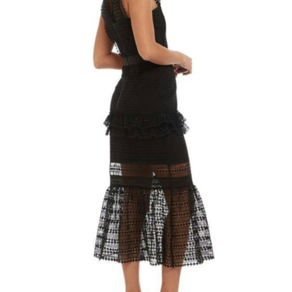 Self-Portrait Lace Midi Dress