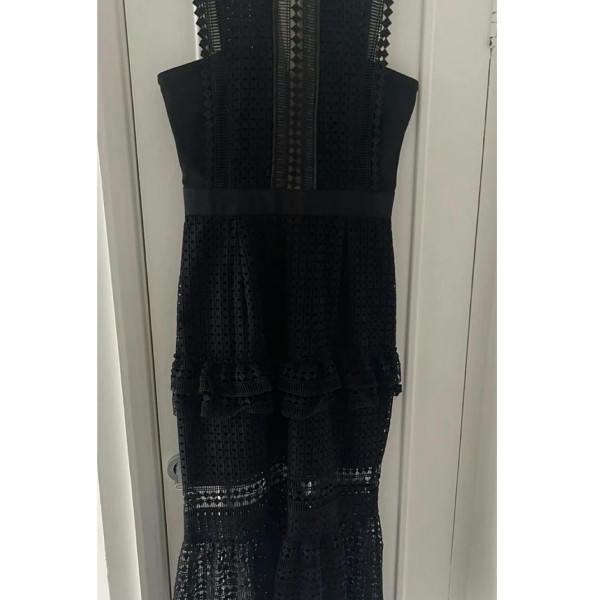 Self-Portrait Lace Midi Dress